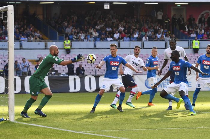 Pepe Reina, portero del Napoli y la selección española de fútbol. Foto EFE