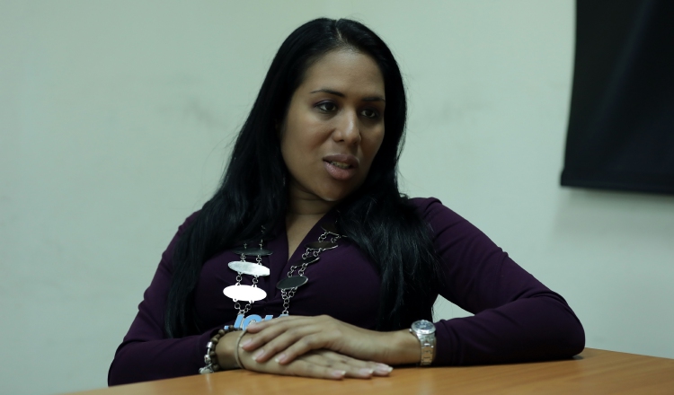 Zelly Aranda, presidenta de la JCI De La Ciudad de Panamá. /Foto: Aurelio Herrera Suira.