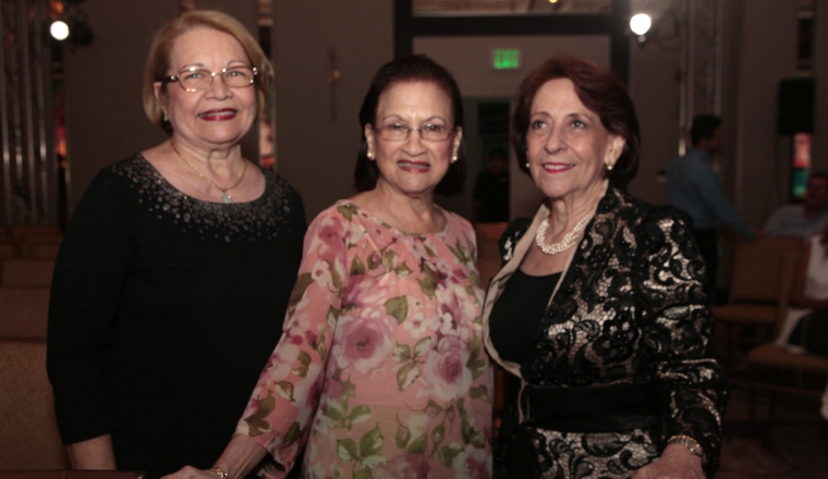 3. Emma de Solís, Letis de Filos y María Eugenia Despaigne.