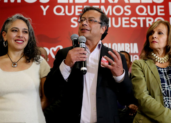 Candidato presidencial de Colombia, Gustavo Petro. FOTO/EFE