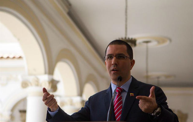 El canciller de Venezuela, Jorge Arreaza. Foto: EFE 