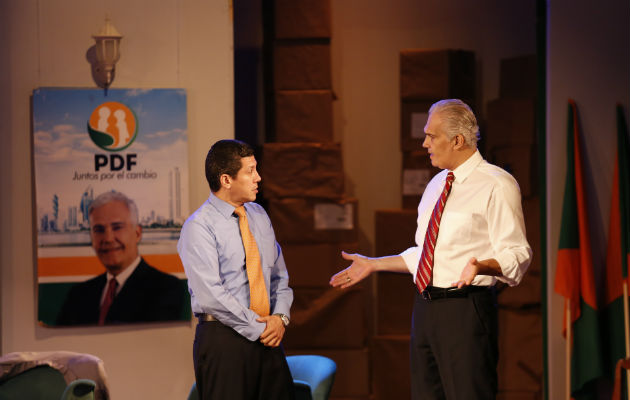 Larry Díaz y Karl Hoffmann, en 'Dignidad'. Foto: Josué Arosemena.