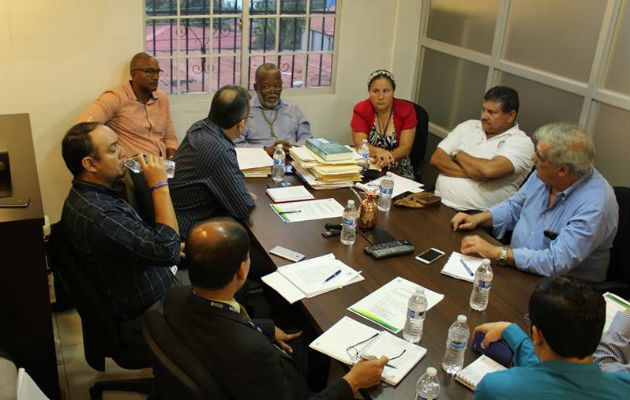 La reunión fue en el despacho superior del Municipio de Arraiján. Foto: Cortesía. 