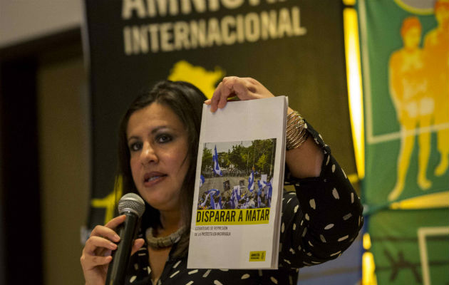  La directora para las Américas de Amnistía Internacional, Erika Guevara Rosas, presenta informe sobre crisis en Nicaragua 1