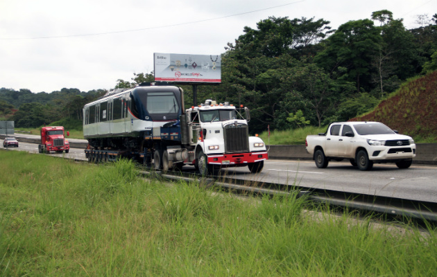 El vagón ya se encuentra en Patios y Talleres de El Metro de Panamá/ Foto: Cortesía