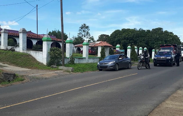 Área donde ocurrió el incidente. Foto/Zenaida Vásquez 