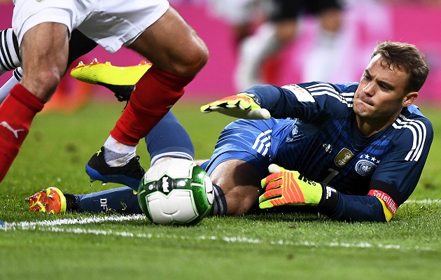 Neuer no pudo evitar los goles.