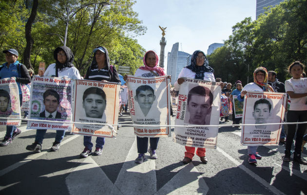 El 26 de septiembre de 2014, 43 estudiantes de una escuela normal desaparecieron en la ciudad de Iguala, en el estado de Guerrero, al sur del país. FOTO/AP