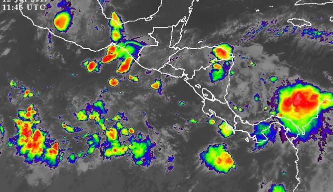 Las lluvias afectarán la zona norte, central y occidental del país / Foto: Redes sociales.