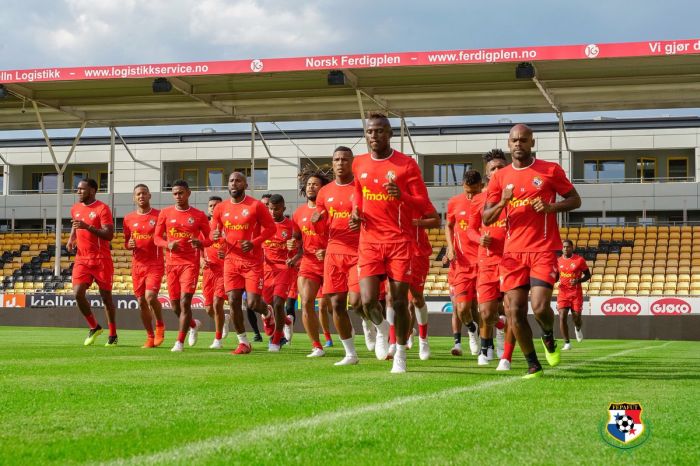 Entrenamientos de la selección de Panamá en Noruega. Foto Fepafut