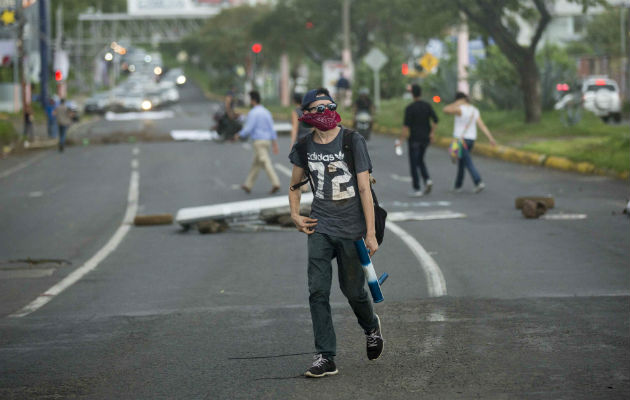 En Masaya, también se han registrado disturbios contra el Gobierno de Daniel Ortega. FOTO/EFE