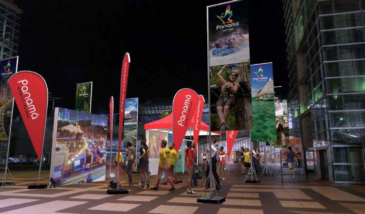 Pantallas gigantes proyectarán la ciudad nocturna, el Canal, entre otros atractivos. /Foto ATP