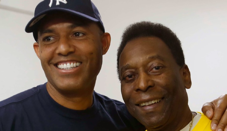 Mariano y Pelé se conocieron en el pasado Mundial de Brasil 2014. Ambos se elogiaron. /Foto Cortesía