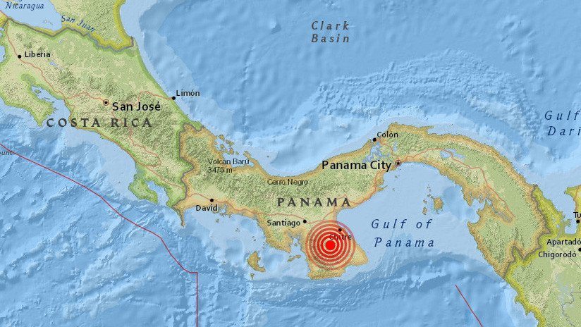 El temblor se sintió con mayor fuerza en Los Santos. / Foto: Sinaproc.