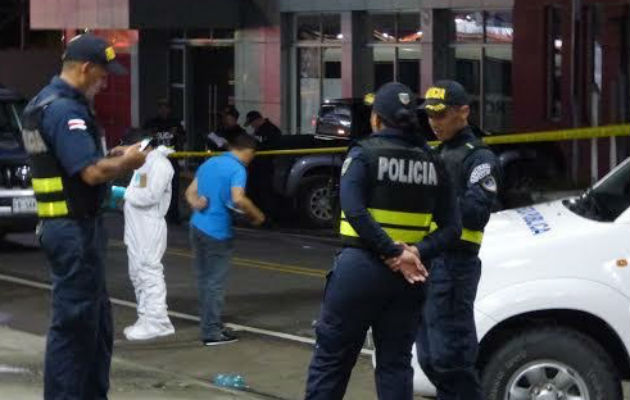 Lo mataron cerca de una estación de combustible. Fotos: Mayra Madrid. 