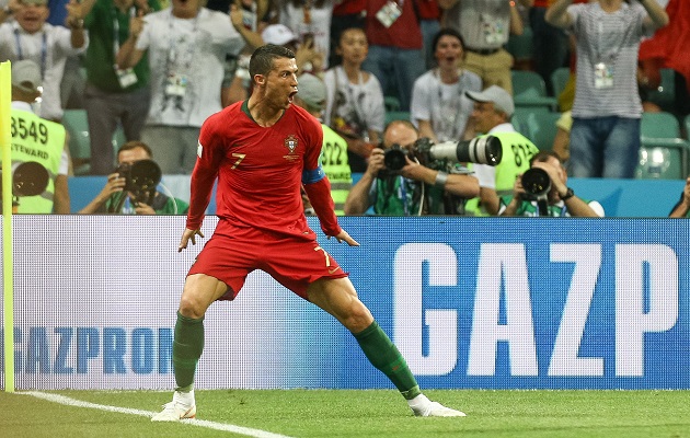 Cristiano anotó tres goles.