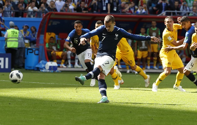 Antoine Griezmann marcó de penal.