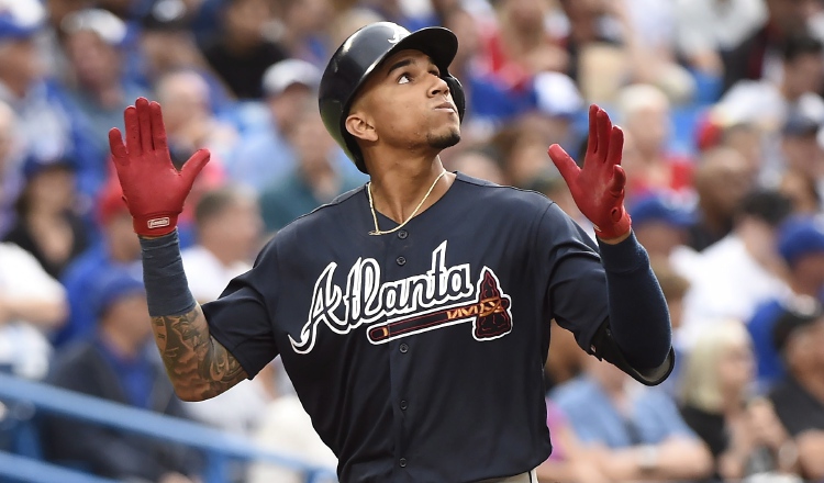 Johan Camargo pegó su primer jonrón con bases llenas. /Foto AP