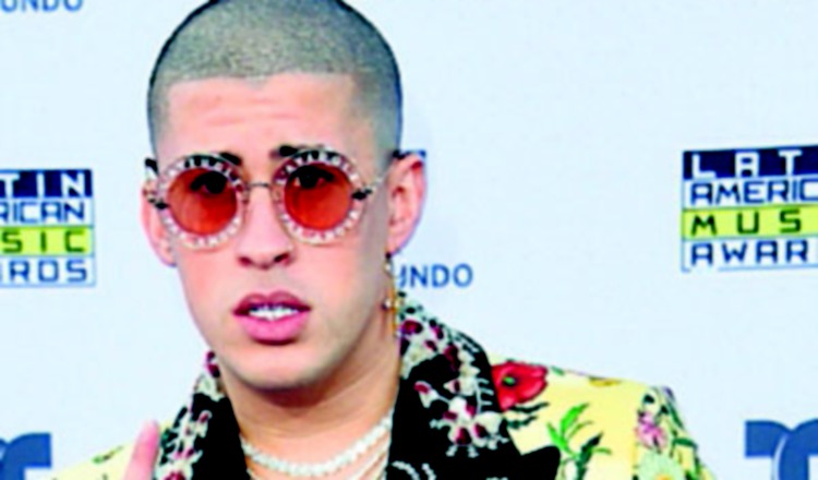 Cantante Bad Bunny.