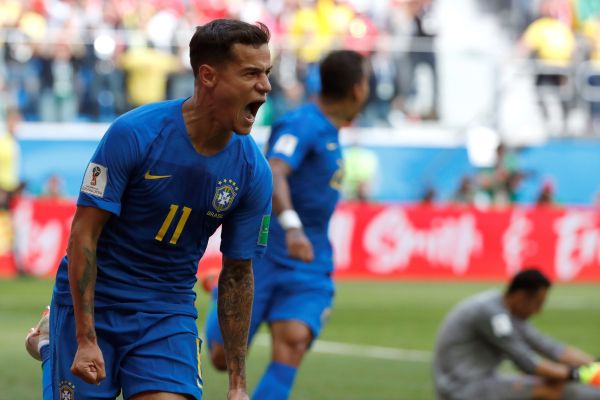 Coutinho llegó a dos goles en Rusia / EFE