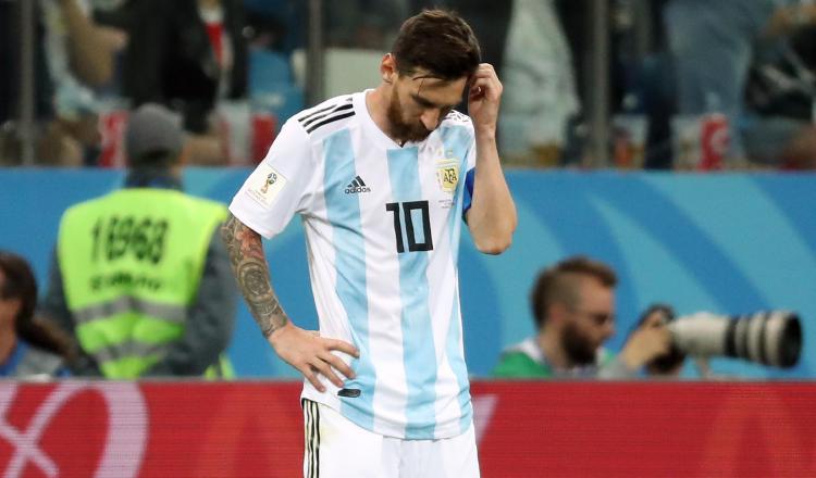 Lionel Messi ha sido criticado por el rendimiento mostrado durante el mundial. /Foto EFE