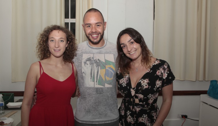 2. Jube Renson, Boris Vigano y Sandrine Champagne.
