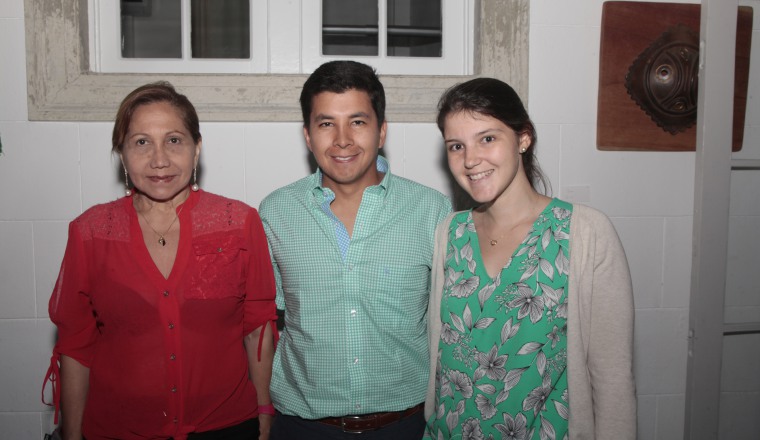 3. Lil Valdez, Eugenia Valdivieso y Alejandro Rondón.  