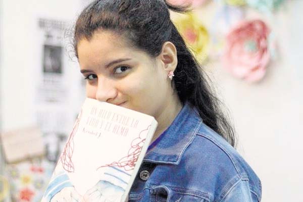 Keribel Jiménez, 21 años, escritora.