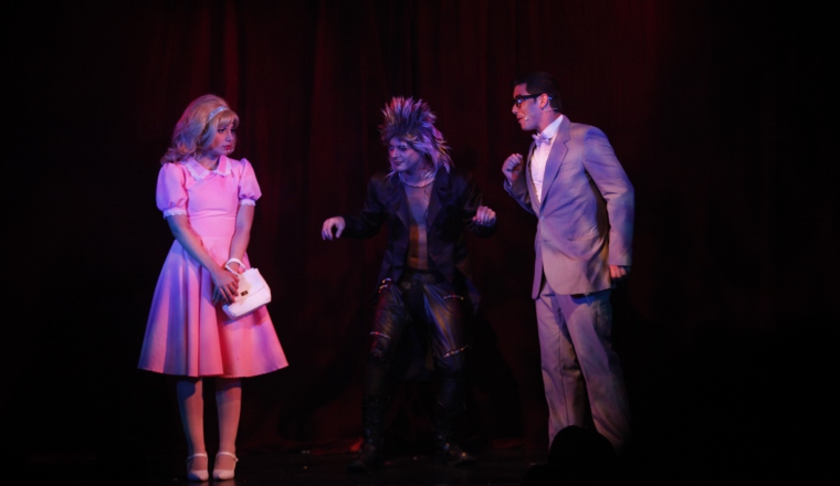 Masof Sayavedra en 'El show de Rocky Horror'. Masof Sayavedra en 'El show de Rocky Horror'. Josué Arosemena.