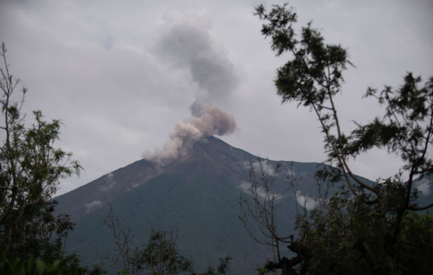 La erupción del Volcán de Fuego el pasado 3 de junio.