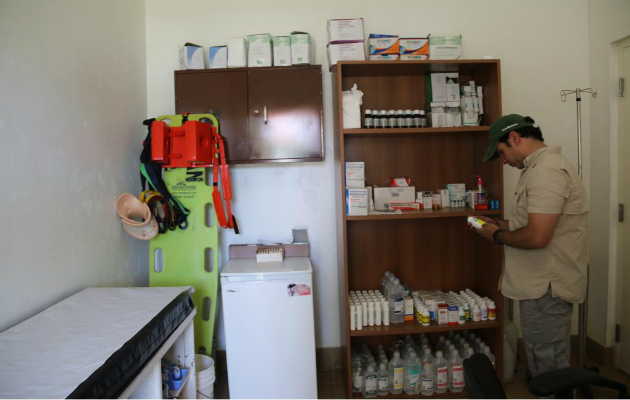 Cuenta con área de medicamento para emergencia. / Foto:@mingobpa Cuenta con área de medicamento para emergencia. / Foto:@mingobpa