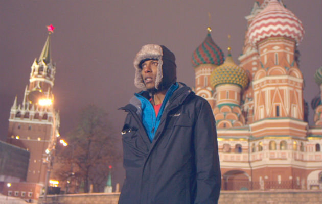 Comedia cinematográfica Joshua Blake como Jamal, en 'Congelado en Rusia'. Foto: Cortesía.