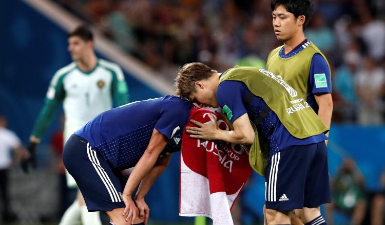 Los japonenses ya pensaban en los tiempos extras. /Foto EFE