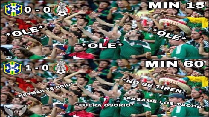 Mexicanos y Neymar, víctimas del humor negro de los memes
