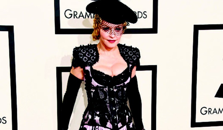 Cantante Madonna.