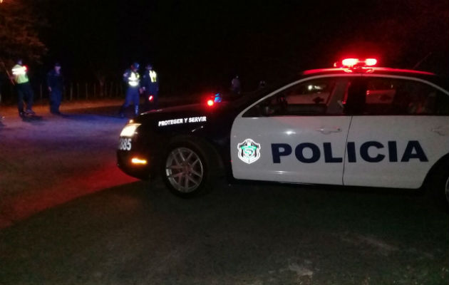 La Policía Nacional, inició un operativo, pero no ha dado con los delincuentes. Foto/José vásquez