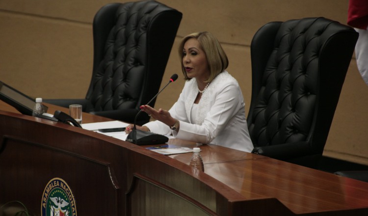 Yanibel Ábrego fue reelecta como presidenta de la Asamblea Nacional el pasado 1 de julio.  