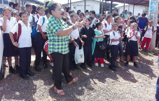 La falta de agua en la escuela persiste. Foto: Eric Ariel Montenegro. 