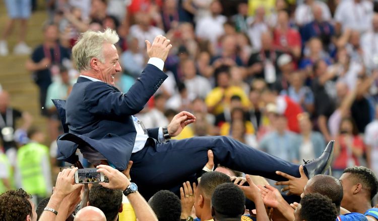 Didier Deschamps se ganó el mundial de Rusia como técnico. /Foto AP