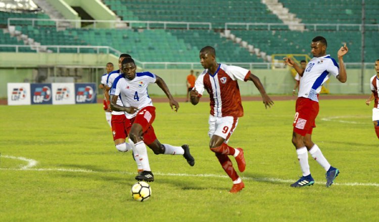 Panamá se impuso por la mínima de (1-0) ante República Dominicana. /Foto Cortesía/@Fepafut