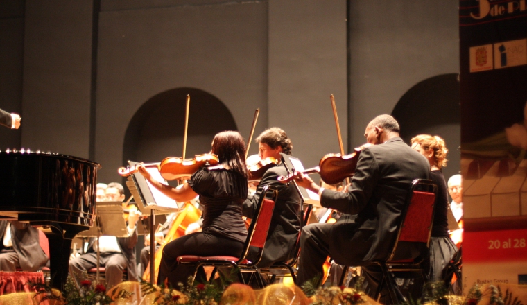 Parte de la Orquesta Sinfónica de Panamá. /Foto Archivo.