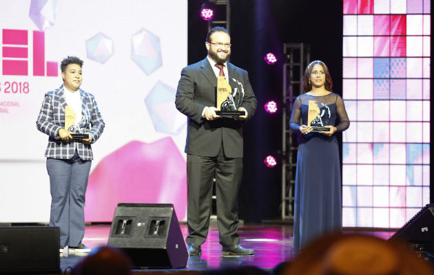 Ganadores en la categoría de Cortometraje. Foto: Josué Arosemena.