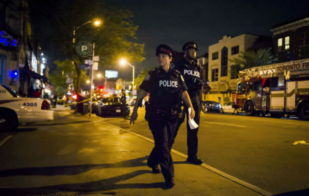 La policía llegó al lugar. Foto: EFE   