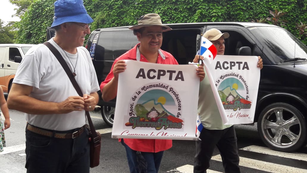 Desde Tierras Altas y otras regiones del país vinieron a participar en esta marcha. 