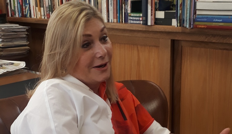 La presidenta de la Cámara Panameña del Libro, Orit Btesh no descarta escribir su propio libro. Edwin González