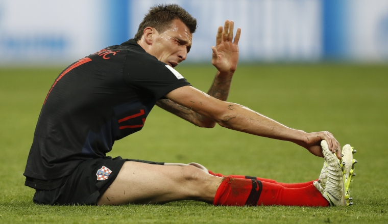 Mario Mandzukic, uno de los veteranos de Croacia. Mario Mandzukic, uno de los veteranos de Croacia. /Foto AP