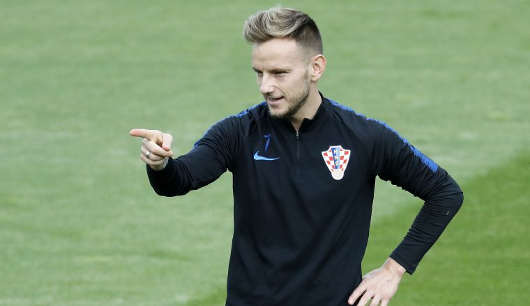 Iván Rakitic es uno de los socios de Modric en el equipo. /Foto EFE