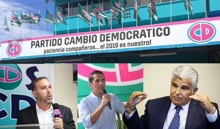 Rodrigo Sarasqueta, Rómulo Roux y José Raúl Mulino son las principales figuras en carrera por ser la figura presidencial de CD. Archivo