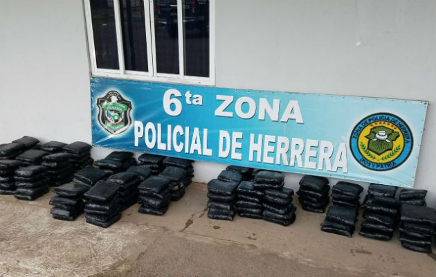 La droga estaba en una casa en el distrito de Santa María. Foto: Thays Domínguez.