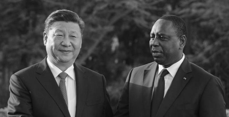 El presidente chino, Xi Jinping y su homólogo senegalés, Macky Sall. 
